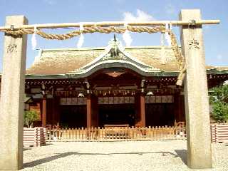 写真１０－６：今宮戎神社の拝殿。