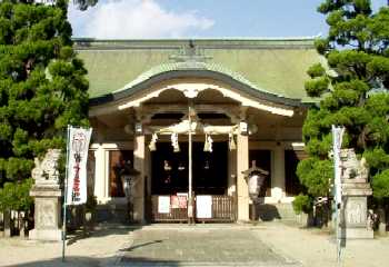 写真３－１：大江神社の社殿。