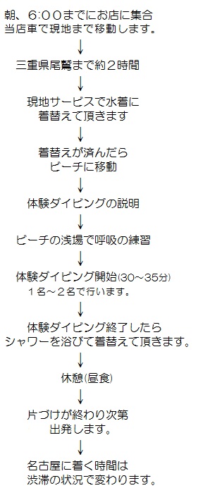 体験ダイビングコース