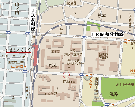 事務局の地図。