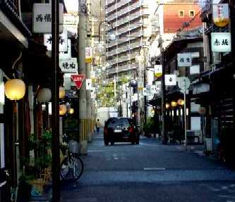 写真１１－３：情緒ある飛田新地の通り（その２）。
