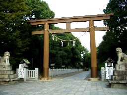 写真５－１：大鳥神社の鳥居。
