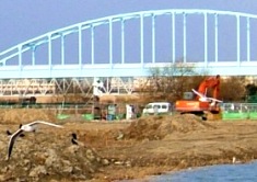 写真ａ－１－２：ブルドーザーの拡大。