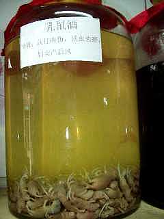 写真４５：乳鼠酒。
