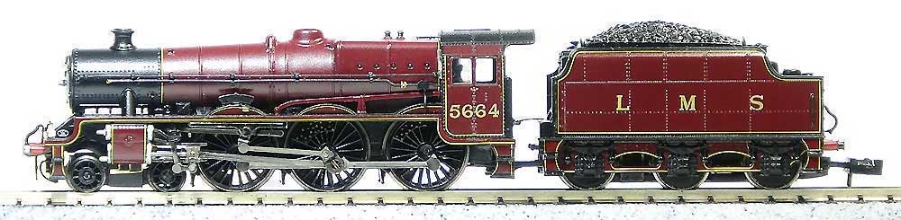 PECO LMS ジュビリー級蒸気機関車 車輪配置 4-6-0