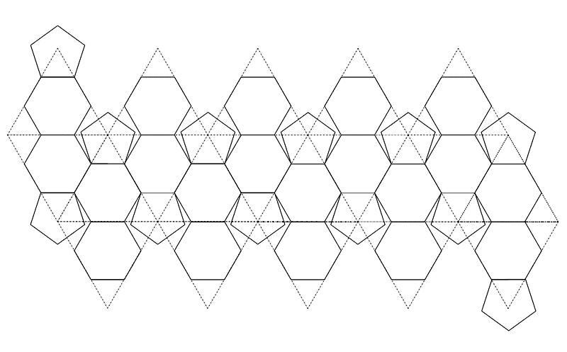 サッカーボールを作ってみよう