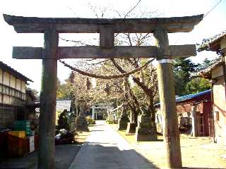 写真ａ１：前玉神社の一の鳥居。