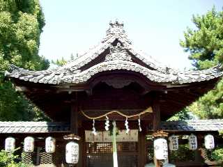 写真Ｋ２－２：柳澤神社の拝殿。