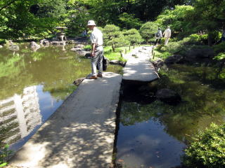 旧古河庭園の和風庭園