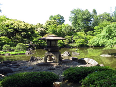 旧古河庭園の和風庭園