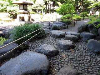 旧古河庭園の和風庭園
