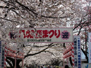 花まつり横断幕 花まつり横断幕