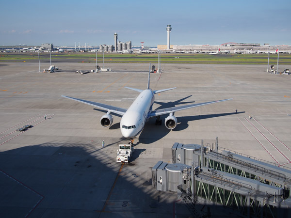 羽田空港国際線旅客ターミナルの展望デッキ