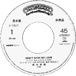 DON'T STOP MY LOVE