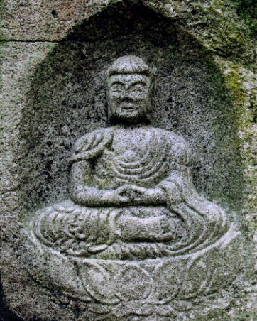 京大和の石仏