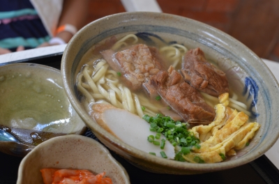 沖縄子連れ旅行記 花村そば 恩納村 万座毛 ランチ 昼食