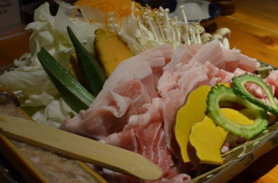 沖縄子連れ旅行記 夕食 恩納村 万座毛 ANAインターコンチネンタル しまぶた屋 お薦め